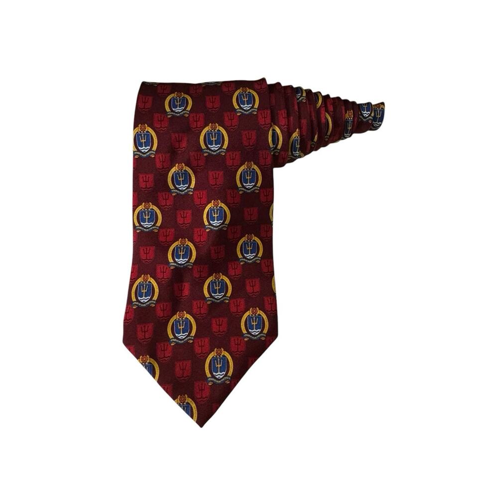 Oak Hill Naval War College Logo Newport Rhode Island Necktie